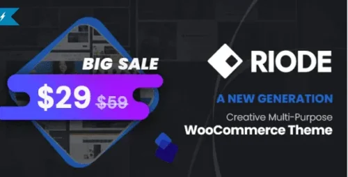 Riode Theme GPL v1.6.11 – Multi-Purpose WooCommerce Websites